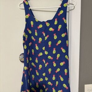 Pineapple Blue Dress